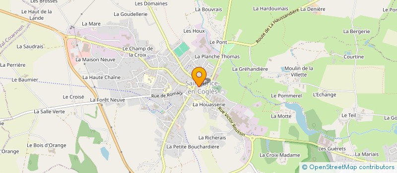 localisation de l'entreprise FRONTIGNE à MAEN ROCH