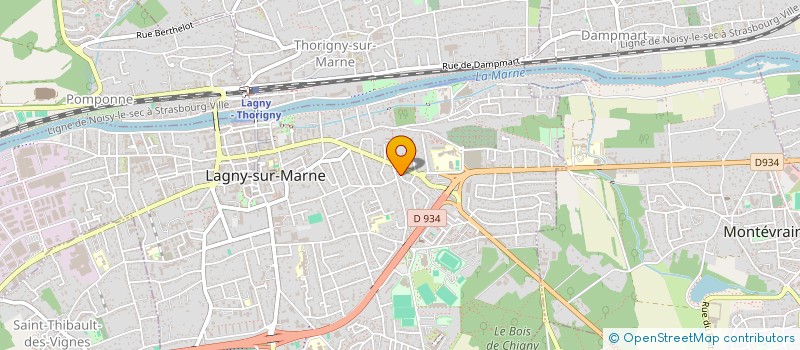 localisation de l'entreprise FRONTIMMO  LAGNY-SUR-MARNE