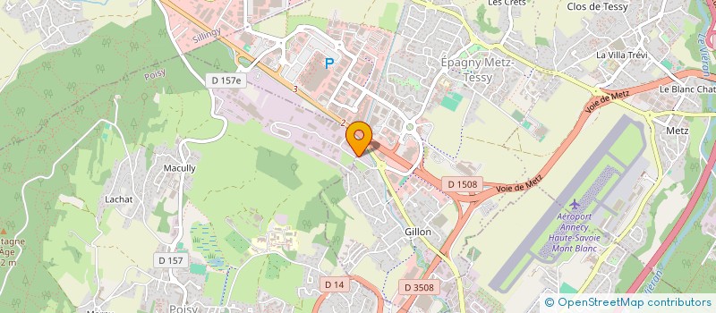 localisation de l'entreprise FRONTINO BATIMENT RENOVATION  EPAGNY METZ-TESSY