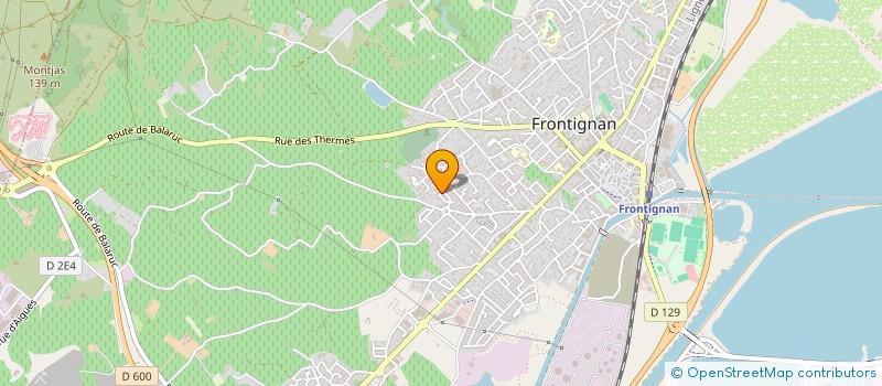 localisation de l'entreprise FRONTISOL à FRONTIGNAN