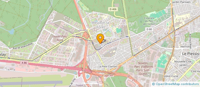 localisation de l'entreprise FRONTLINE ENGINEERING à MEUDON