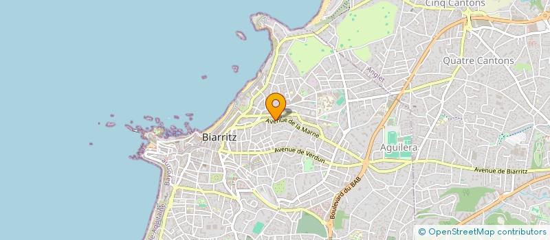 localisation de l'entreprise FRONTPARK à BIARRITZ