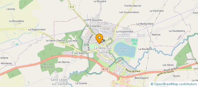 localisation de l'entreprise FROSERIC à LE MELE-SUR-SARTHE