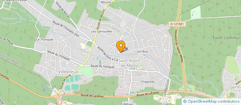 localisation de l'entreprise FROSSIGNOL  SAINT-AUBIN-DE-MEDOC