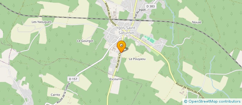 localisation de l'entreprise FROSSINI-CHARPENTIER IMMO  YGOS-SAINT-SATURNIN