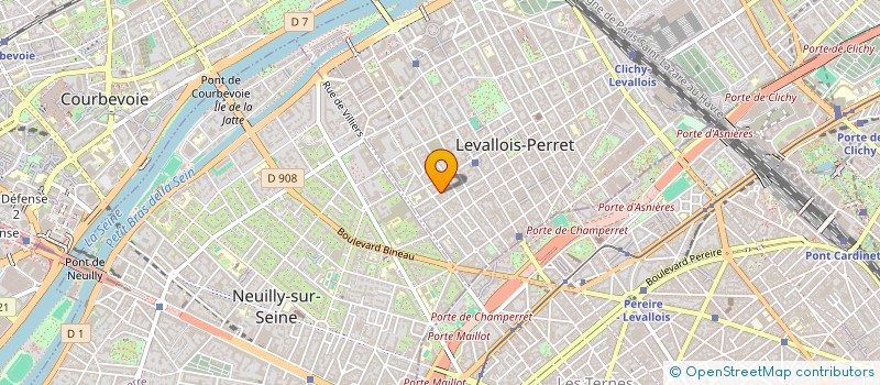 localisation de l'entreprise FROST à LEVALLOIS PERRET