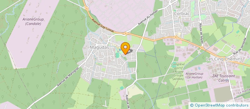 localisation de l'entreprise FROTTE AURELIE ET LOIC  SAINT-MEDARD-EN-JALLES