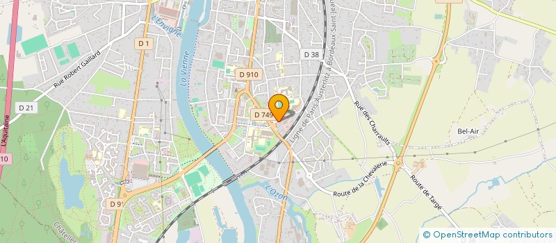 localisation de l'entreprise FROU FROU X  CHATELLERAULT