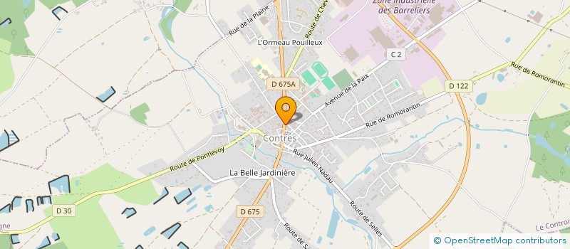 localisation de l'entreprise FROUFE IMMOBILIERS  LE CONTROIS-EN-SOLOGNE