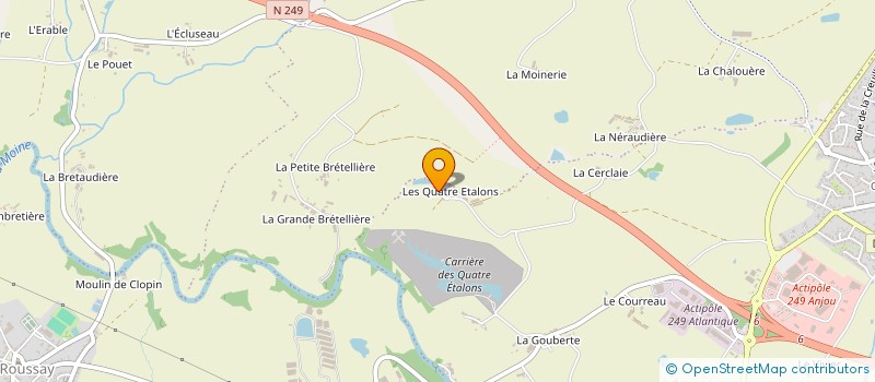 localisation de l'entreprise FROUIN DENIS à SEVREMOINE