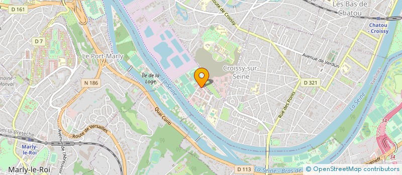 localisation de l'entreprise FROUJOLS CSS  CROISSY-SUR-SEINE