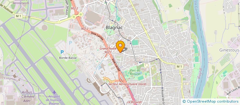 localisation de l'entreprise FROUZINS I à BLAGNAC
