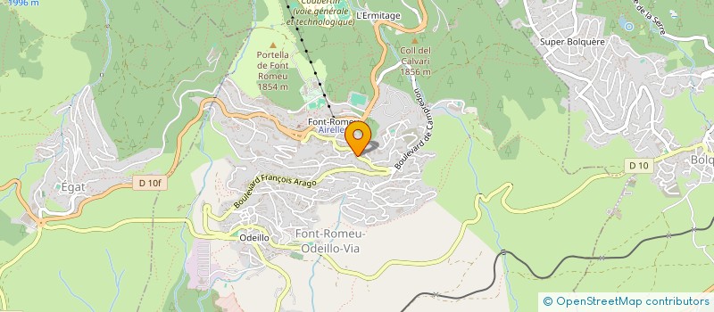 localisation de l'entreprise FROV NOT  FONT-ROMEU-ODEILLO-VIA