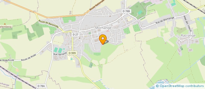 localisation de l'entreprise FROZAUNE  MORHANGE