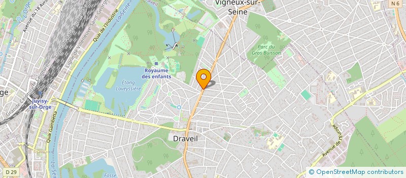 localisation de l'entreprise FRPSUG à DRAVEIL