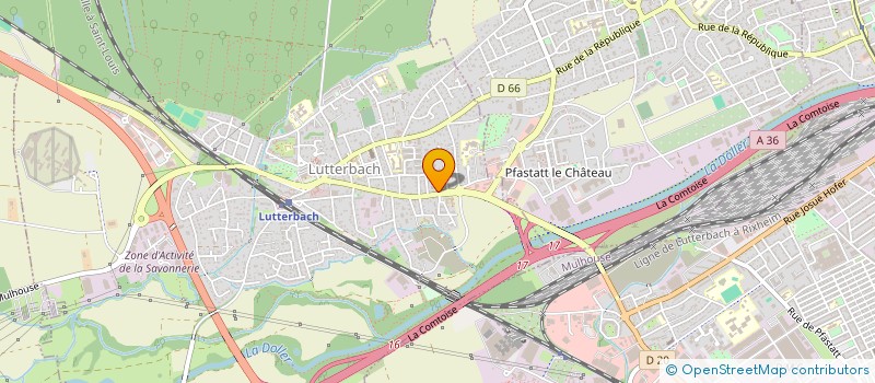 localisation de l'entreprise FRS  LUTTERBACH