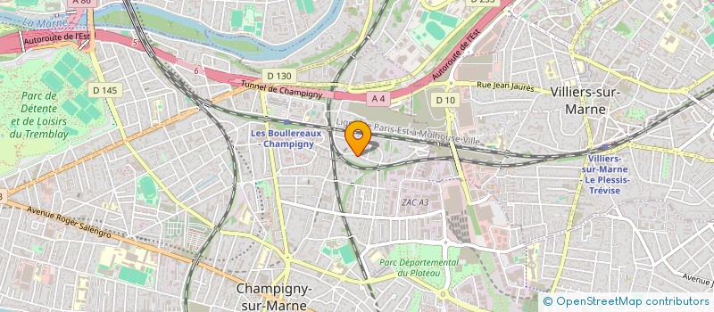 localisation de l'entreprise FRS DECO CONSTRUCT à CHAMPIGNY-SUR-MARNE