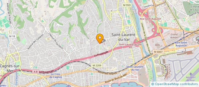 localisation de l'entreprise FRS DISTRIB à SAINT-LAURENT-DU-VAR