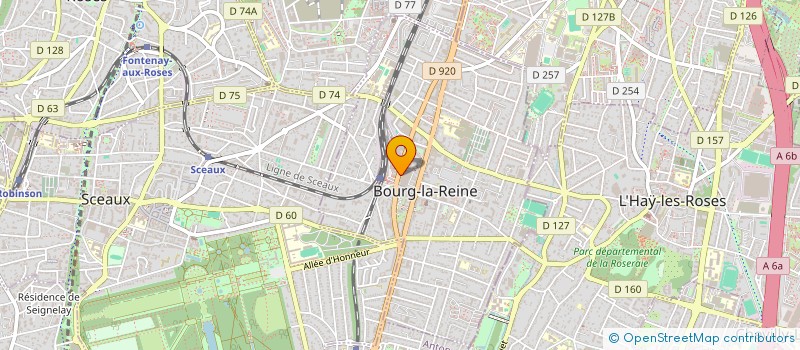 localisation de l'entreprise FRS EXOTIQUE à BOURG-LA-REINE