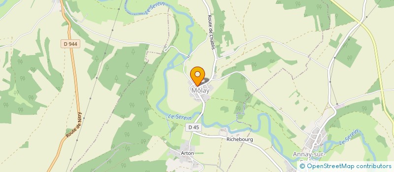 localisation de l'entreprise FRS TRAVAUX FORESTIERS  DANNEMOINE