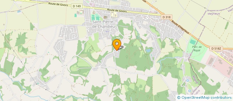 localisation de l'entreprise FRSPC  SAINT-PIERRE-DE-CHANDIEU