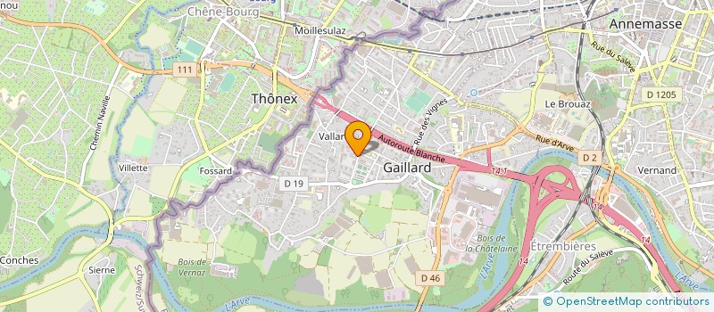 localisation de l'entreprise FRSRB SAS  GAILLARD