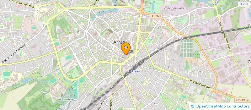 localisation de l'entreprise FRT à ARRAS