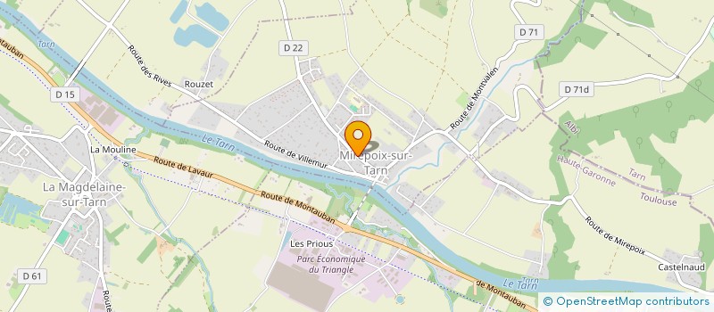 localisation de l'entreprise FRT CONCEPT à MIREPOIX-SUR-TARN