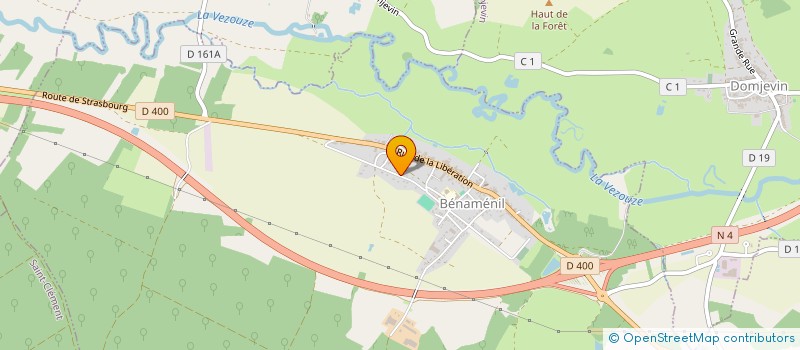 localisation de l'entreprise FRT EXPRESS  BENAMENIL