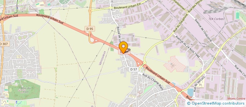 localisation de l'entreprise FRT SERVICE  CORBAS