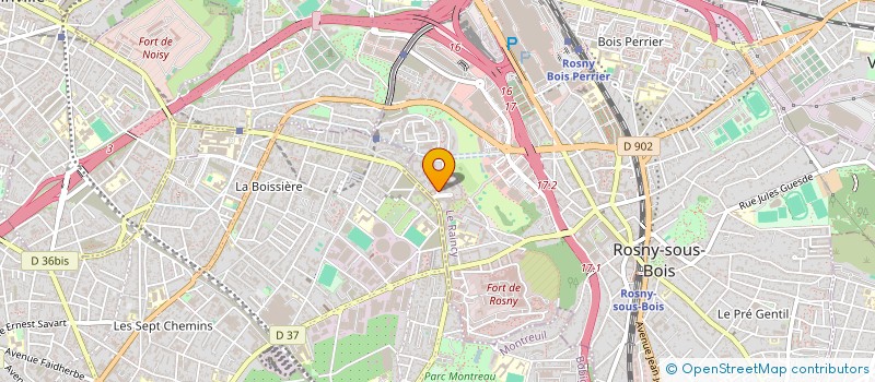 localisation de l'entreprise FRT SERVICES à ROSNY-SOUS-BOIS