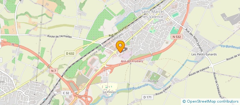 localisation de l'entreprise FRTA à SAINT-MARCEL-LES-VALENCE