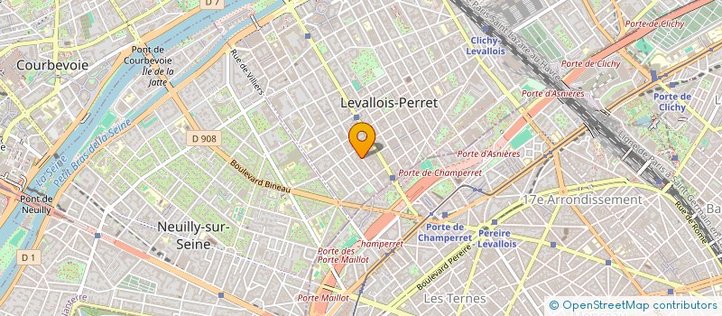 localisation de l'entreprise FRTO CONSEIL à LEVALLOIS-PERRET