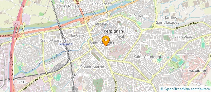 localisation de l'entreprise FRTP ET FILS à PERPIGNAN