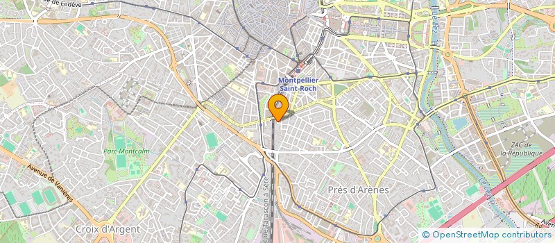 localisation de l'entreprise FRUC à MONTPELLIER
