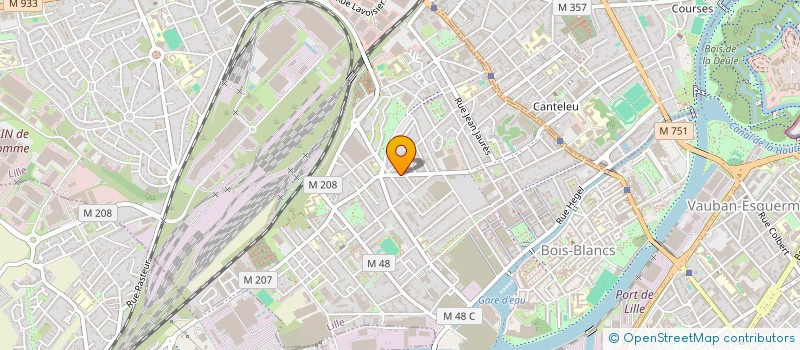 localisation de l'entreprise FRUCHART GAMELIN LOMME à LILLE