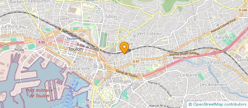 localisation de l'entreprise FRUCHART INVEST  TOULON