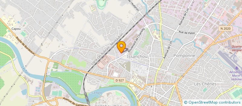 localisation de l'entreprise FRUCTESEA à MONTAUBAN