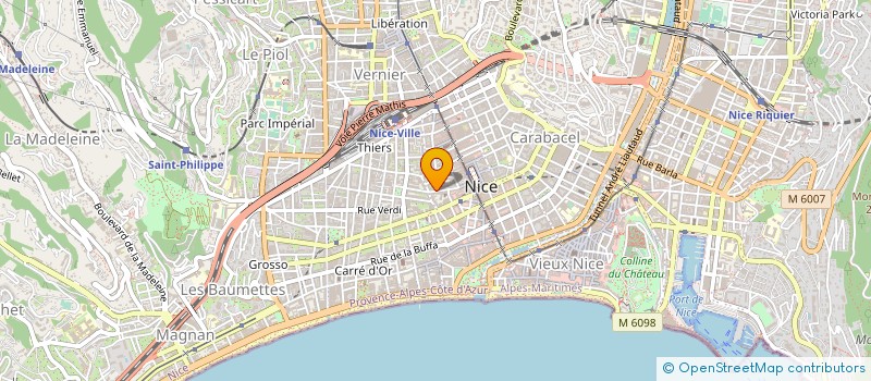 localisation de l'entreprise FRUCTI PATRIMOINE CONSEILS à NICE