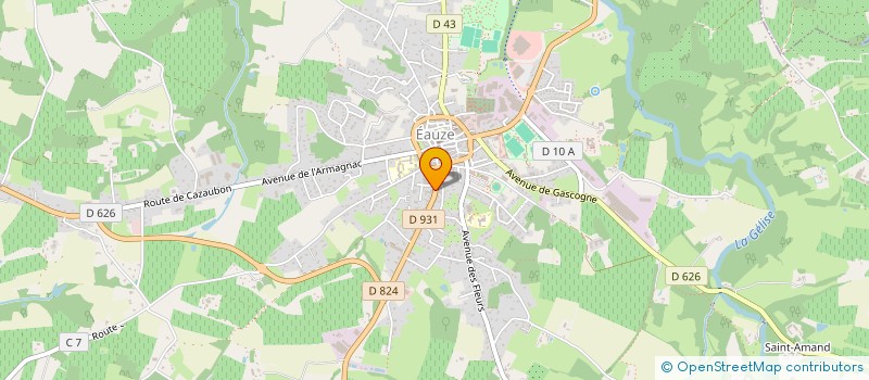 localisation de l'entreprise FRUCTIDOR 32  EAUZE