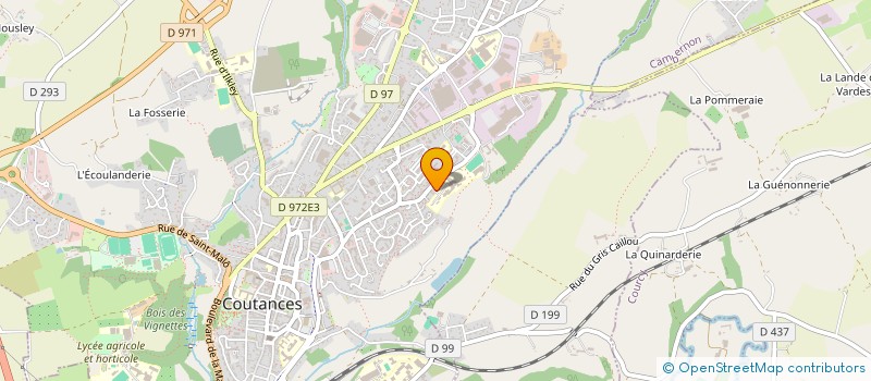 localisation de l'entreprise FRUCTIMER à COUTANCES