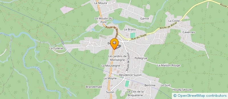 localisation de l'entreprise FRUCTIMMO  BELIN-BELIET