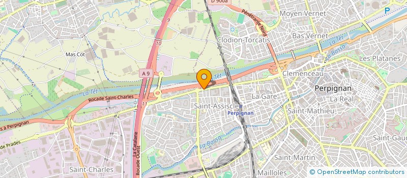 localisation de l'entreprise FRUCTIMOOR  AGROTRADE  NEXUS  PERPIGNAN