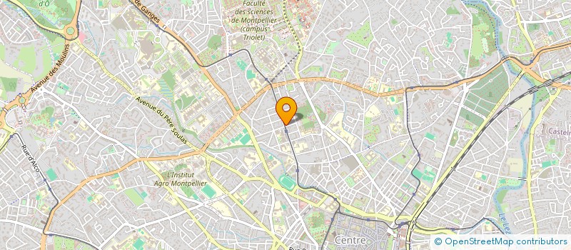 localisation de l'entreprise FRUCTIPAINS à MONTPELLIER