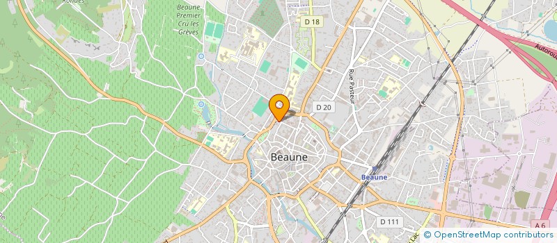 localisation de l'entreprise FRUCTIS à BEAUNE