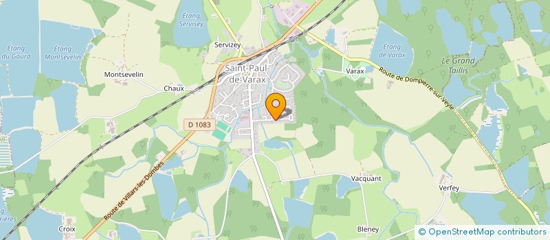 localisation de l'entreprise FRUCTUS IMMOBILIER  SAINT-PAUL-DE-VARAX