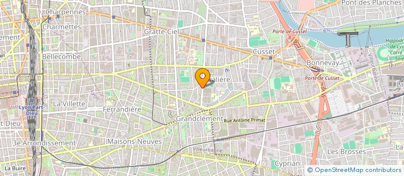 localisation de l'entreprise FRUCTUS WOJCIECHOWSKI  VILLEURBANNE