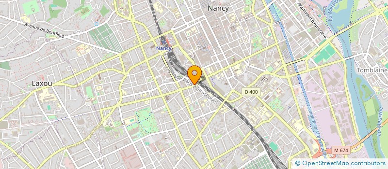 localisation de l'entreprise FRUILEG à NANCY