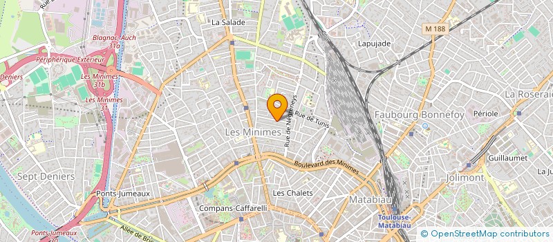 localisation de l'entreprise FRUILEP à TOULOUSE