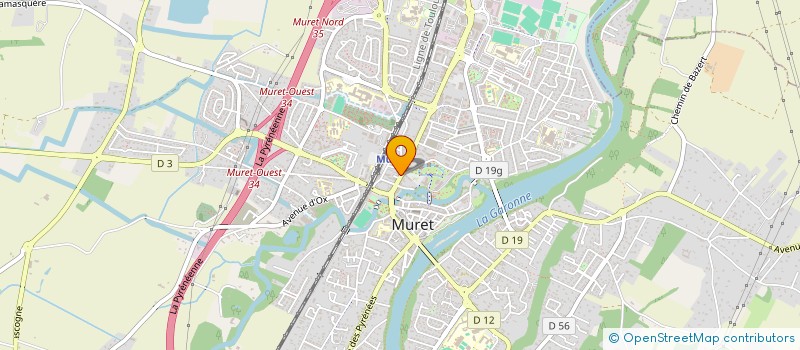 localisation de l'entreprise FRUIT D'UNE PASSION à MURET